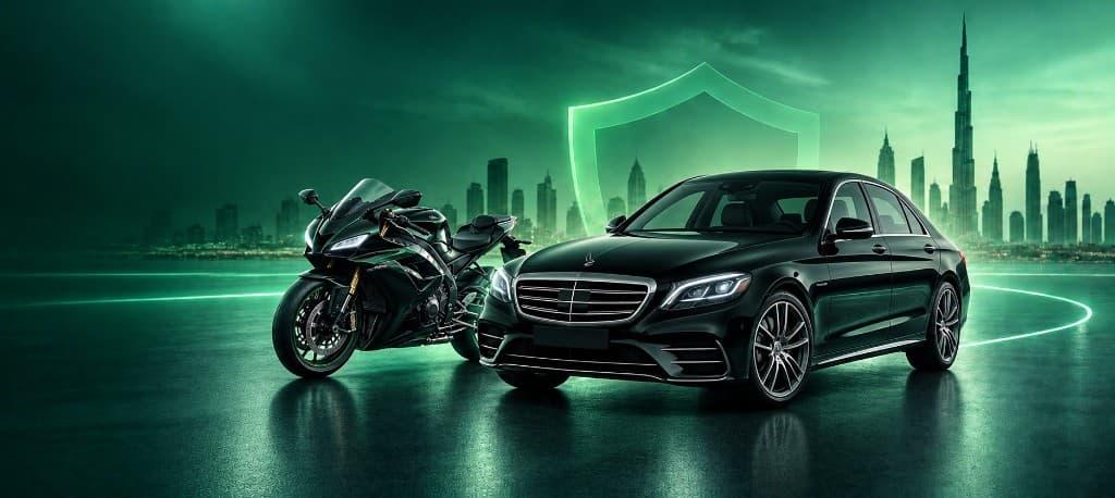 Protected car and motorcycle with WGY coverage across the UAE Protected car and motorcycle with WGY coverage across the UAE